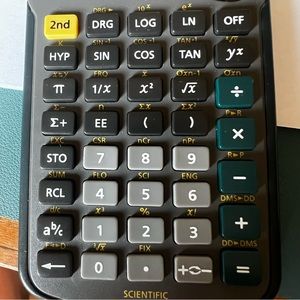 Texas Instruments TI-30Xa Solar printed manual included scientific calculator